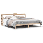 Letto matrimoniale | Letto per adulti | Letto senza Materasso 180x200 cm in Legno Massello di Pino