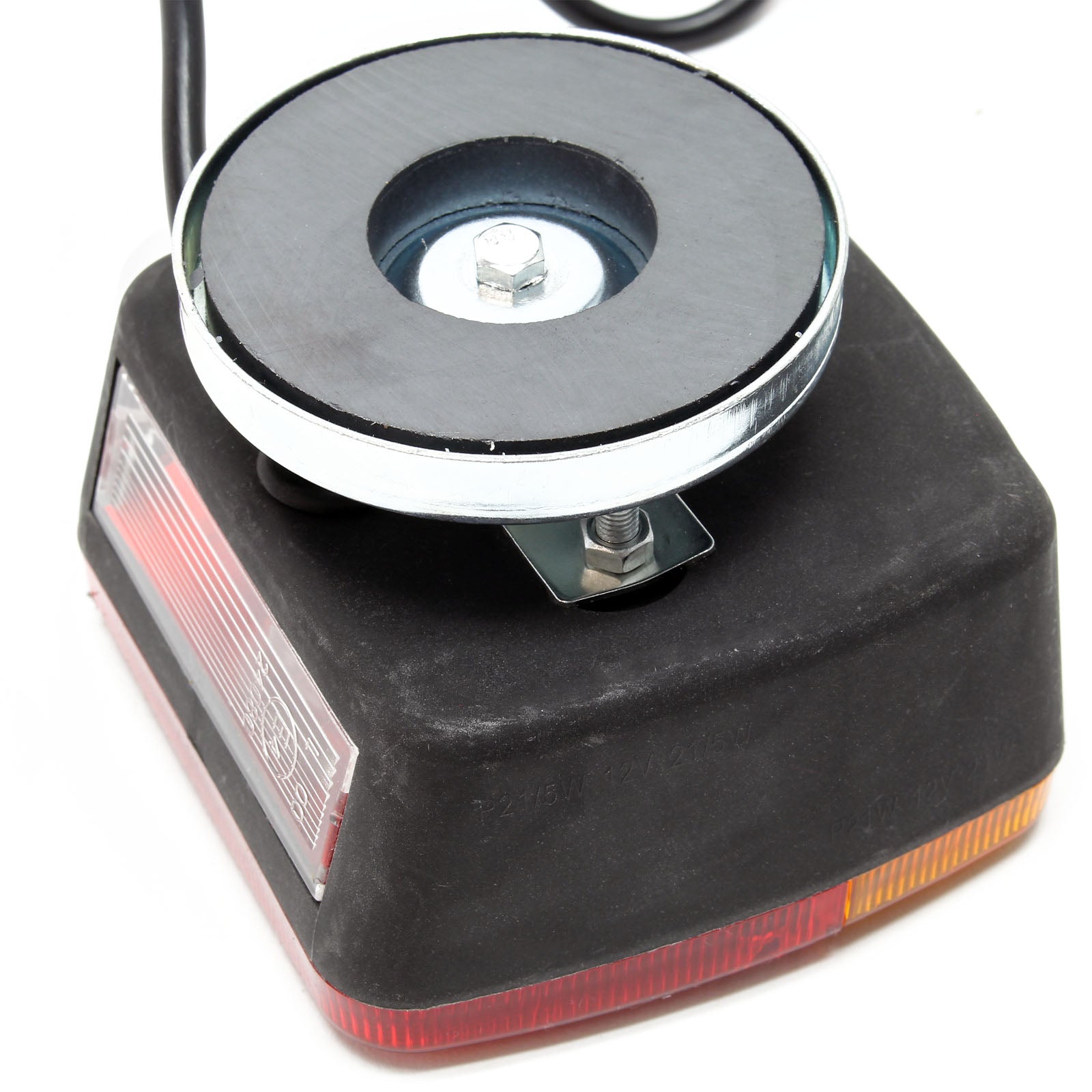 Luci posteriori 7 poli per rimorchi carrelli appendice, con magnete, cavo 7,5 m e 2 fanali