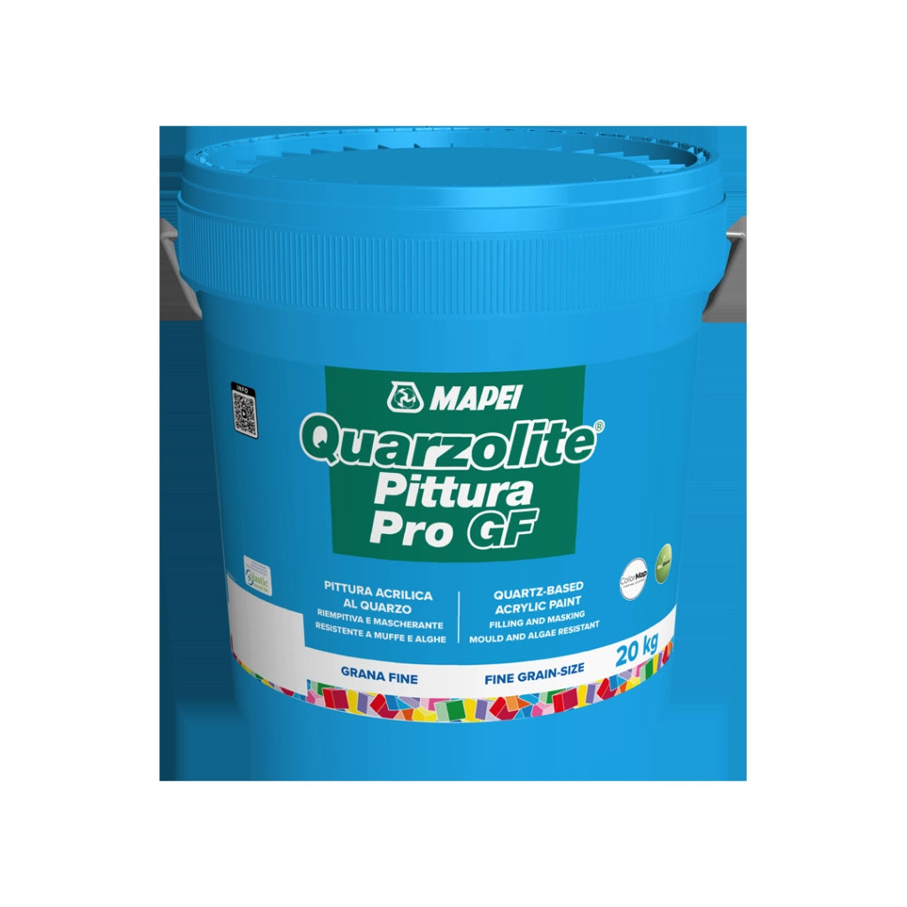 Mapei quarzolite pittura pro gf base per tintometro esterni e interni *** formato 1 kg, colore- base p - pastello, co...