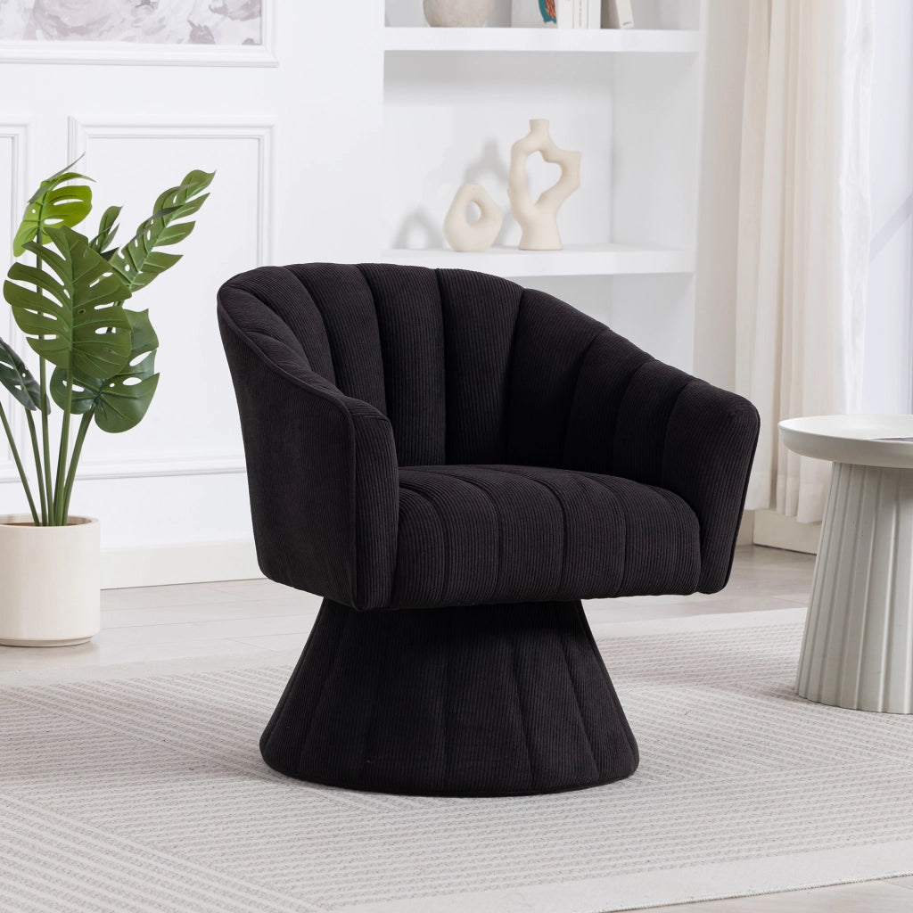 Poltrona Girevole da Ufficio Ergonomica ¨C Xylo ¨C Nera, Braccioli, Design Moderno