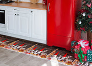 Tappeto Passatoia Cucina Antiscivolo Sottolavello Digitale Natale Snowman - 52x500 - Snowman