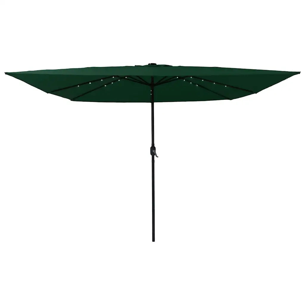 Ombrello da giardino-Ombrellone da spiaggia Verde 295 x 295 x 245 cm 757953