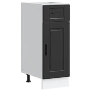 Mobile da cucina moderno con ante pratiche 30 x 46 x 81,5 cm legno composito nero 02_0050243