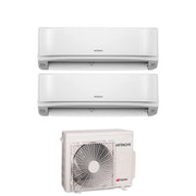 Condizionatore Dual Split Hitachi AirHome 600 9+9 con RAM-G43N2HAE R-32 Wi-Fi Integrato