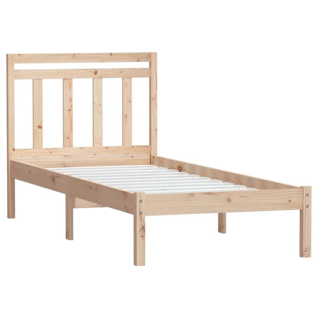 Giroletto-Struttura Letto 75x190 cm Small Single in Legno Massello 282358