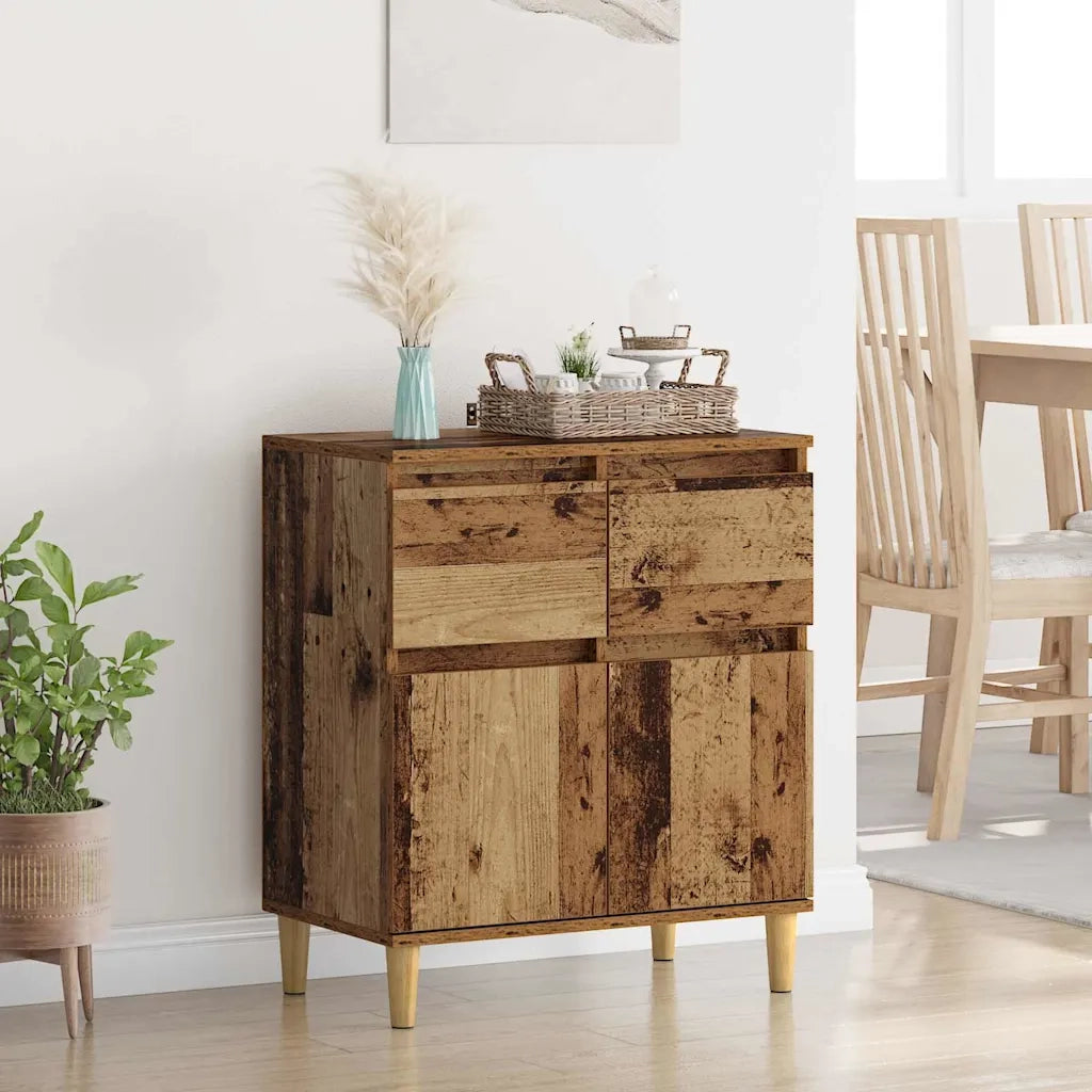 Credenza-Buffet-Armadio da cucina Legno vecchio 60 x 35 x 70 cm Legno multistrato 847102
