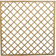 PANNELLO GRIGLIATO LEGNO EURO - PINO IMPREGNATO CORNICE MM 45X30 CM 180X180