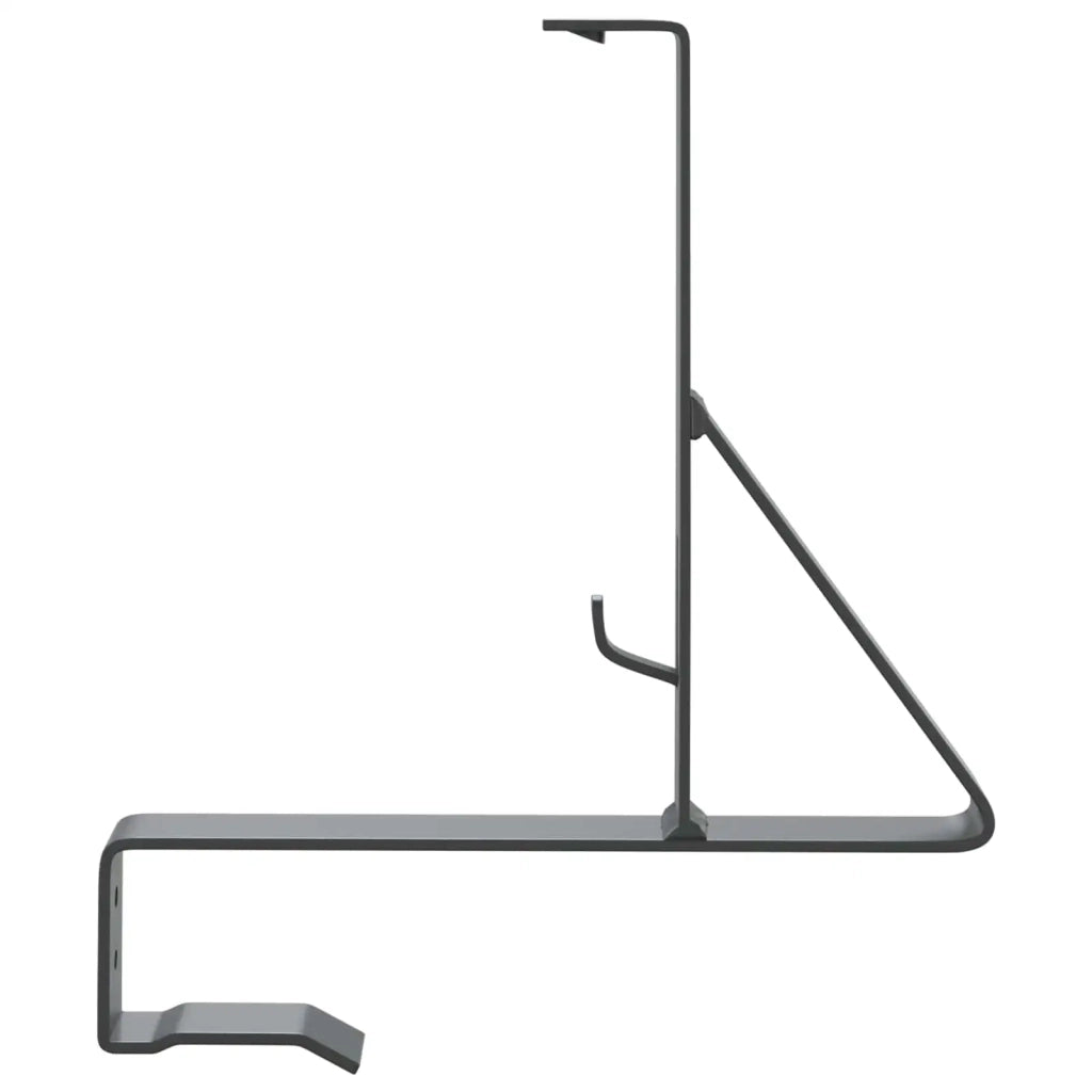 Supporto per guardia della neve 2 pz Antracite Acciaio CFW1803348
