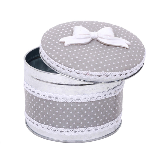 Set 4 Barattoli con Fiocco Ø 14 cm