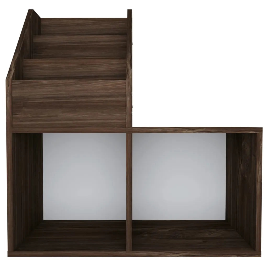 Portariviste Bambini Rovere Fumo 71x30x78,5cm Legno Multistrato 339520