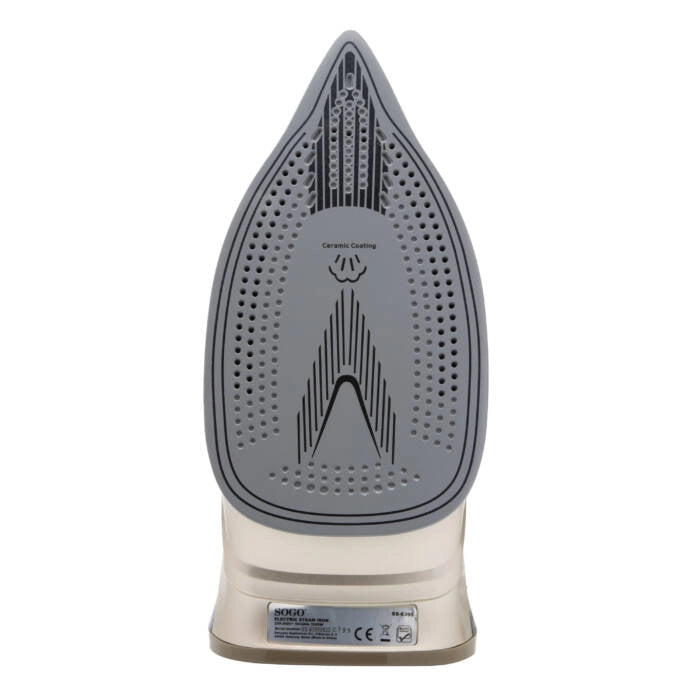Ferro da stiro a vapore 3200W con piastra in ceramica, colpo vapore 80 g/min e serbatoio 350 ml, funzione antigoccia - Sogo