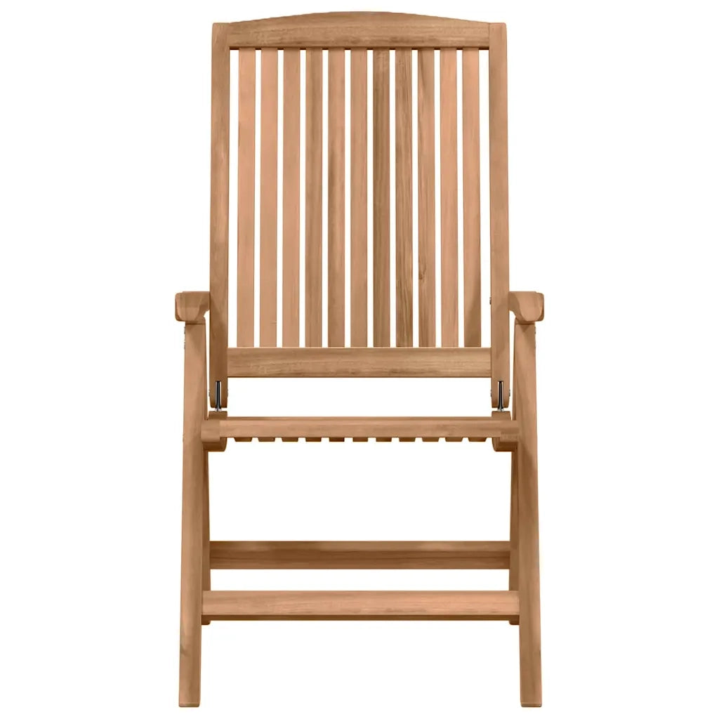 Set da Pranzo per Giardino 4 pcs Marrone Legno di teak solido