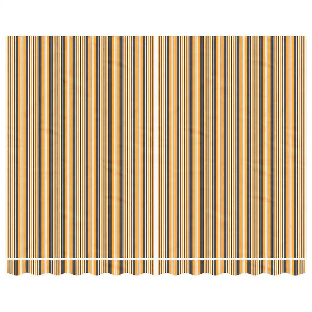 Tessuto di Ricambio per Tenda-Ricambio telo per tenda da sole Strisce Multicolore 3,5x2,5 m 997428