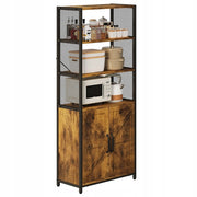 Credenza/Cassettiera/Mensola in stile industriale rustico, mobile indipendente, ripiano, cassettiera, 151 cm