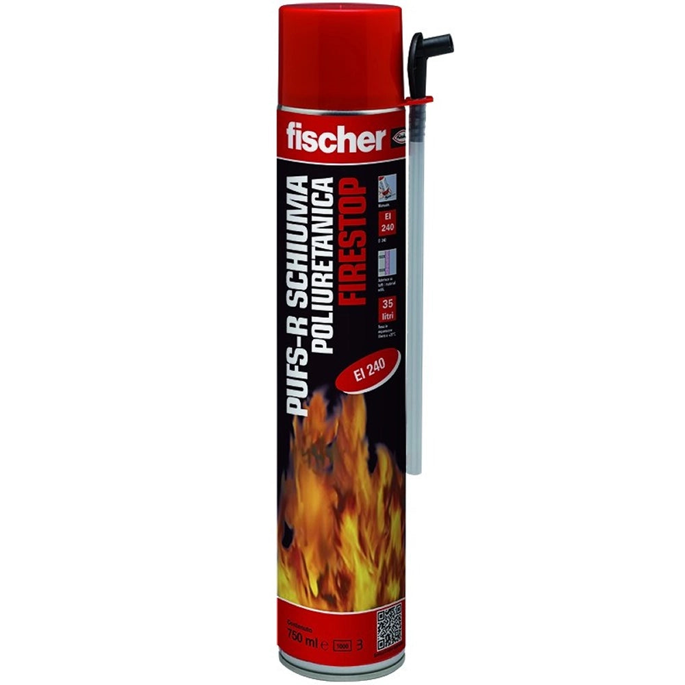 Schiuma poliuretanica per applicazioni antifuoco certificata ei 240 750ml uso senza pistola