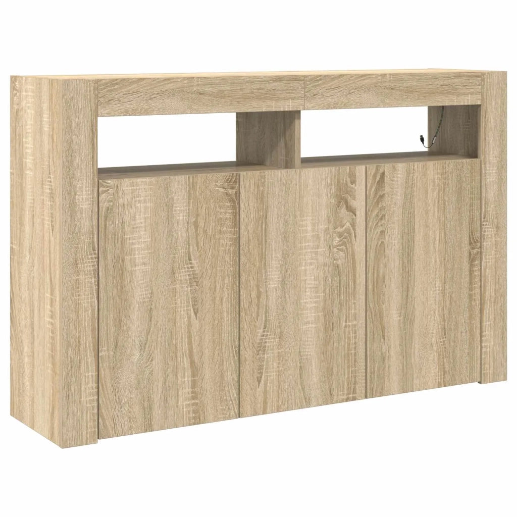 Credenza Rovere Sonoma 116 x 30 x 75 cm Legno multistrato 3333878