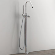 Gruppo vasca rubinetto incasso pavimento vasche free standing ottone 002