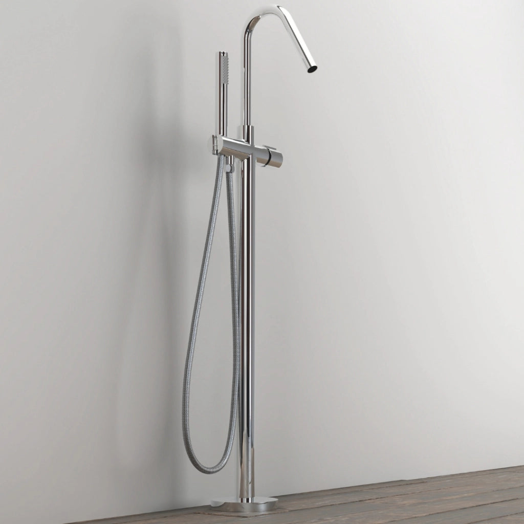 Gruppo vasca rubinetto incasso pavimento vasche free standing ottone 002