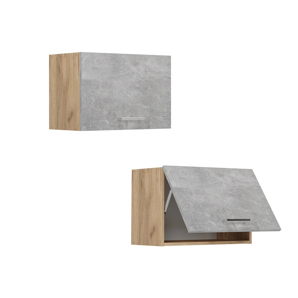 Vicco Pensile da cucina Calcestruzzo 60 cm Piatto
