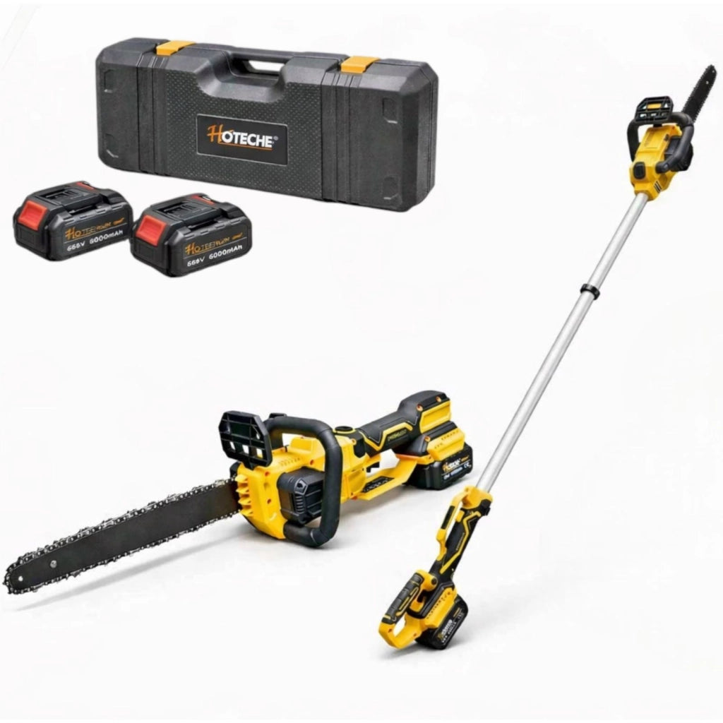 Motosega Elettrica Elettrosega Allungabile 2 Batterie Lama da 12”  Tagli Legna