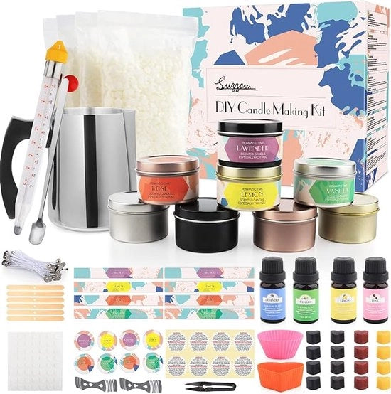 Set per creare candele profumate - Set per creare candele con manuale, Set per candele da fare da soli