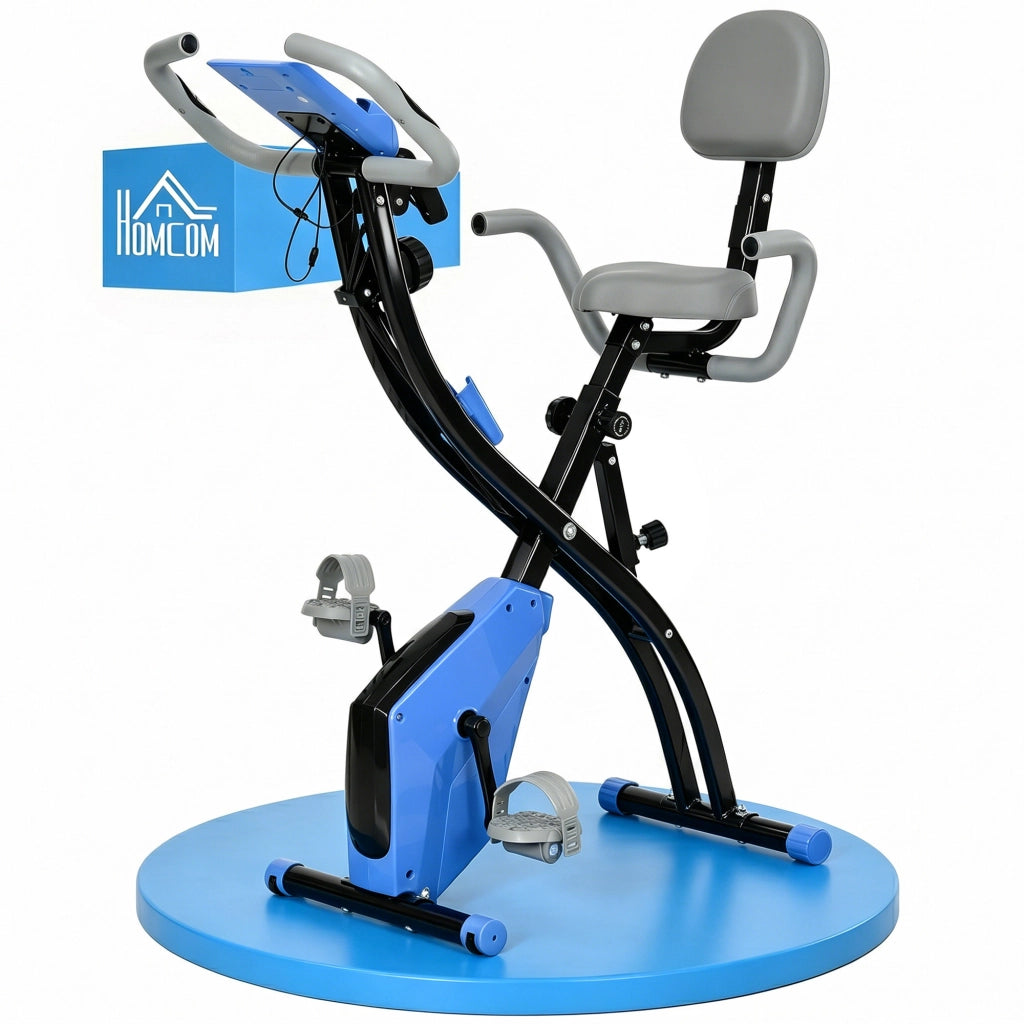 Bicicletta da Camera Pieghevole con Schienale ¨C zephmum ¨C 8 Livelli di Resistenza, LCD, Sella Regolabile