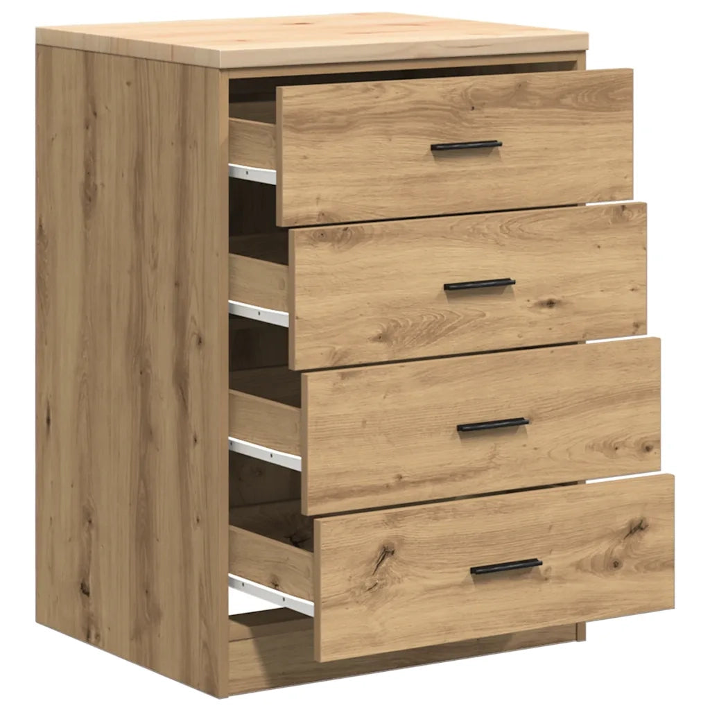 Armadietto per Garage in Rovere Artigianale 60x51x85 cm