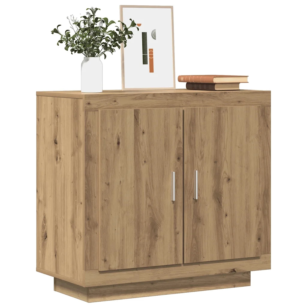 Credenza Rovere Artigianale 80x40x75 cm in Legno Multistrato 856863