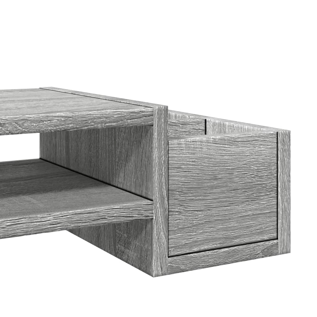 Supporto per monitor mobile da scrivania e mobile contenitore legno ingegnerizzato Sonoma grigio 02_0044961
