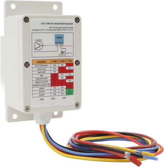 Kit di Avvio Soft per Condizionatore d'Aria - Consumo Energetico Ridotto - Condizionatore d'Aria Silenzioso - Riduzione delle Prestazioni di Corrente Immediate - 115V 135V 5060Hz