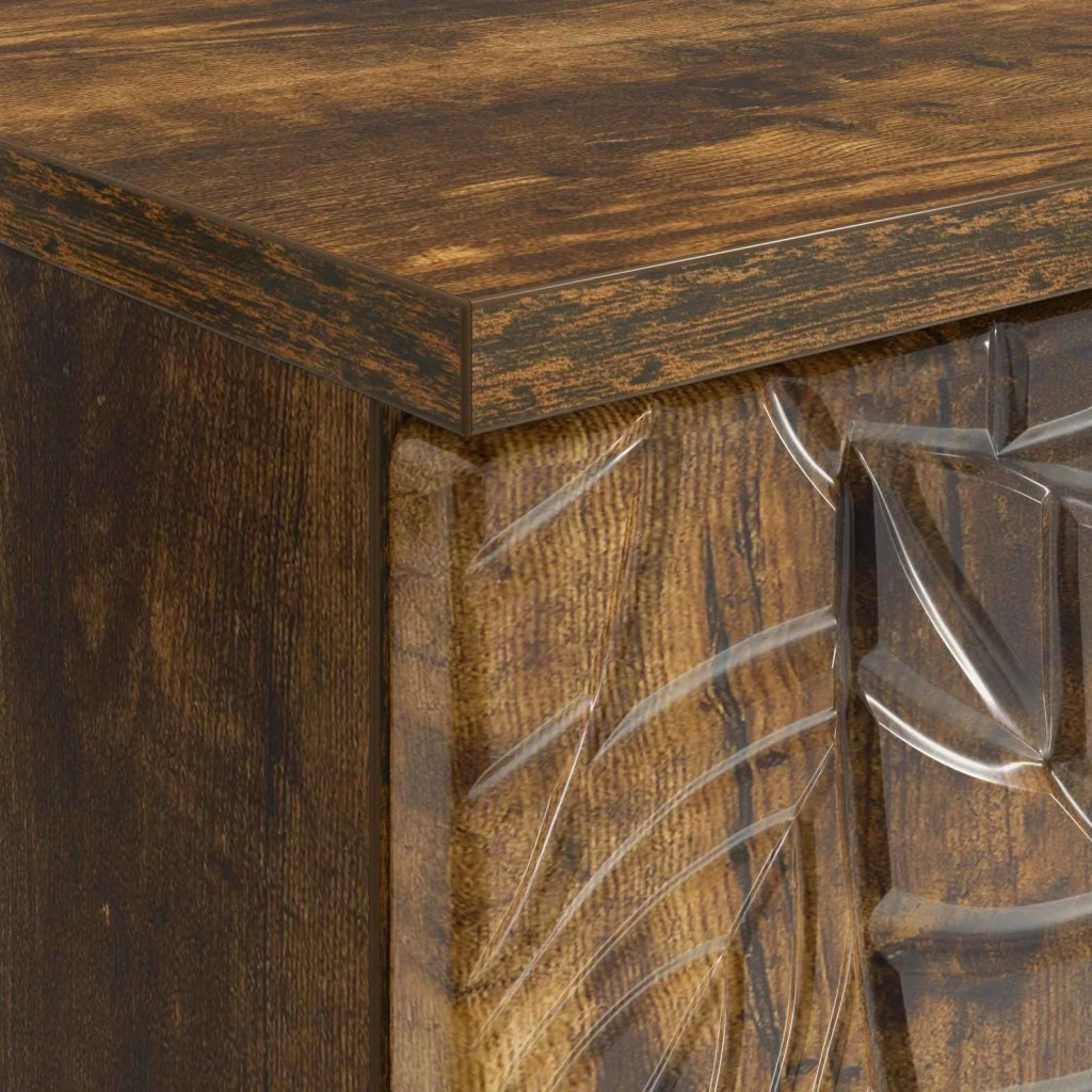 Scrivania Rovere Fumo 142,5 x 50 x 75 cm Legno ingegnerizzato 3414617