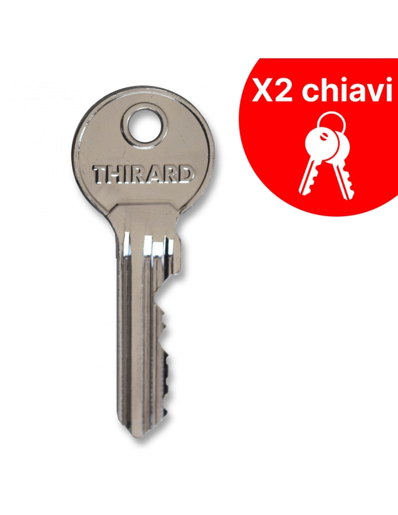 Lucchetto MARINOX 50 mm in acciaio inox nautico, 2 chiavi – THIRARD