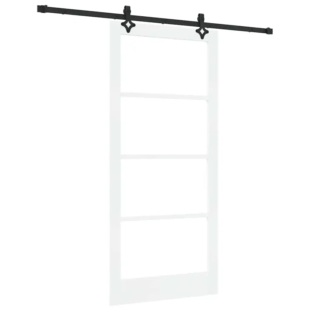 Porta scorrevole ORKDAL Bianco e Nero 93 x 202 cm 3332204