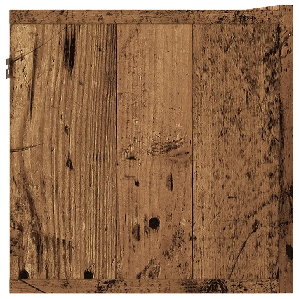 Mobile TV a Parete Legno Antico 80x30x30 cm in Truciolato 856016