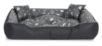 AIO FACTORY 115x95 cm Letto per cani impermeabile Silver Bones
