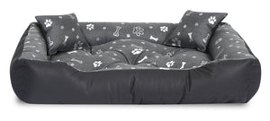 AIO FACTORY 115x95 cm Letto per cani impermeabile Silver Bones