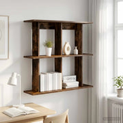 Scaffale da parete A parete Rovere Fumo 80 x 20 x 75 cm 8012080