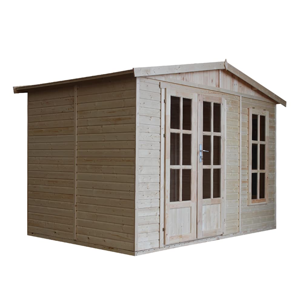 TIMBELA M334FB Ufficio in legno da giardino - 6m2