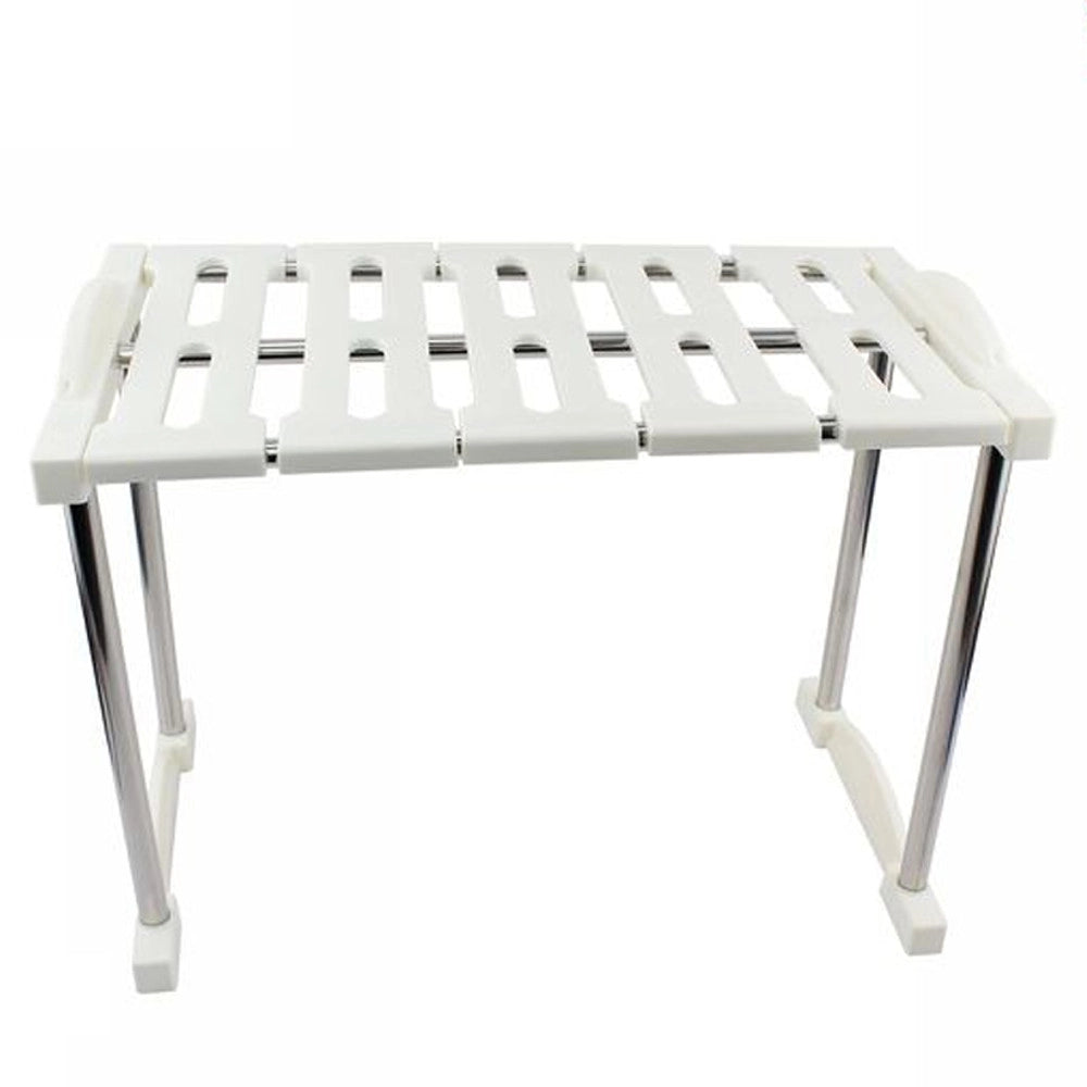 Trade Shop - Mensola Sovrapponibile Salvaspazio Impilabile Organizer Cucina Armadio Mobili 30 -
