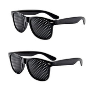 Brille per Esercizio degli Occhi - 2 Pezzi - Reticolo Comodo - Dimensioni 145 mm - Materiale Duraturo - Occhiali per l'Esercizio degli Occhi