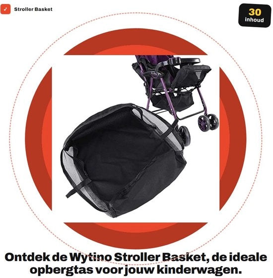 Organizzatore per passeggini robusto e duraturo - Tasca di stivaggio - Organizzatore - Portatile - Leggero - Adatto per molti passeggini