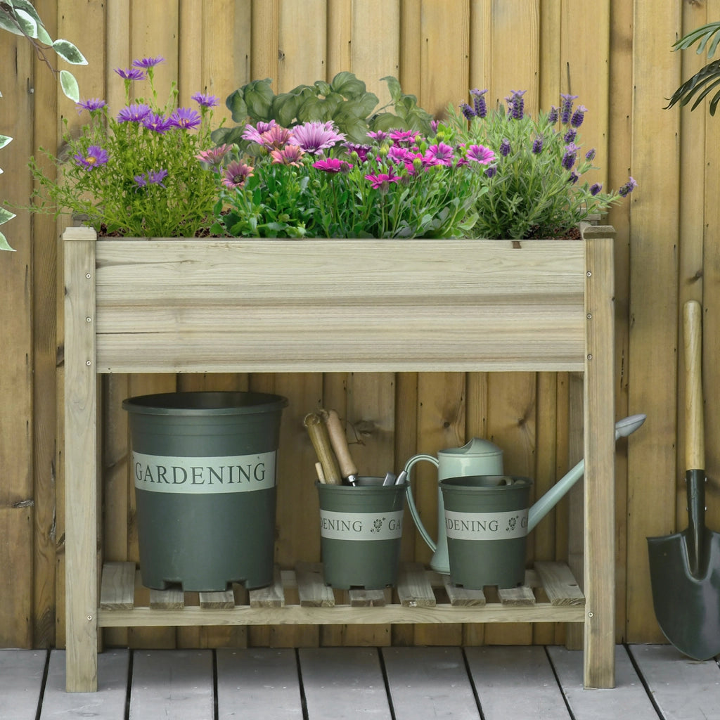 Fioriera Rialzata ¨C zephmum ¨C Legno 91x51x76cm