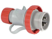 SPINA INDUSTRIALE VOLANTE ROSSA 3P+N+T IP67- - 16A colore rosso 70165V - 2 pezzi FANTON