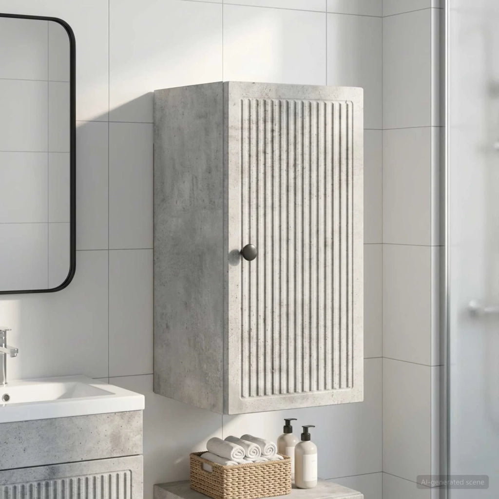 Armadio da bagno a muro EDE Grigio Cemento 30 x 31 x 59 cm 895928