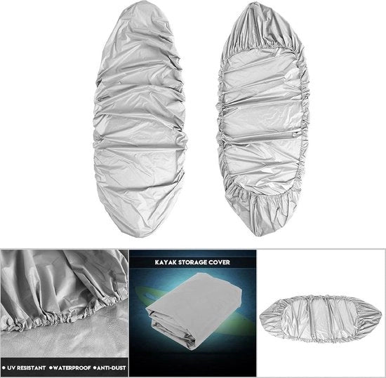 Copertura per Kayak acqua resistente 45 m - Protezione tessile - Protezione UV - Grigio.