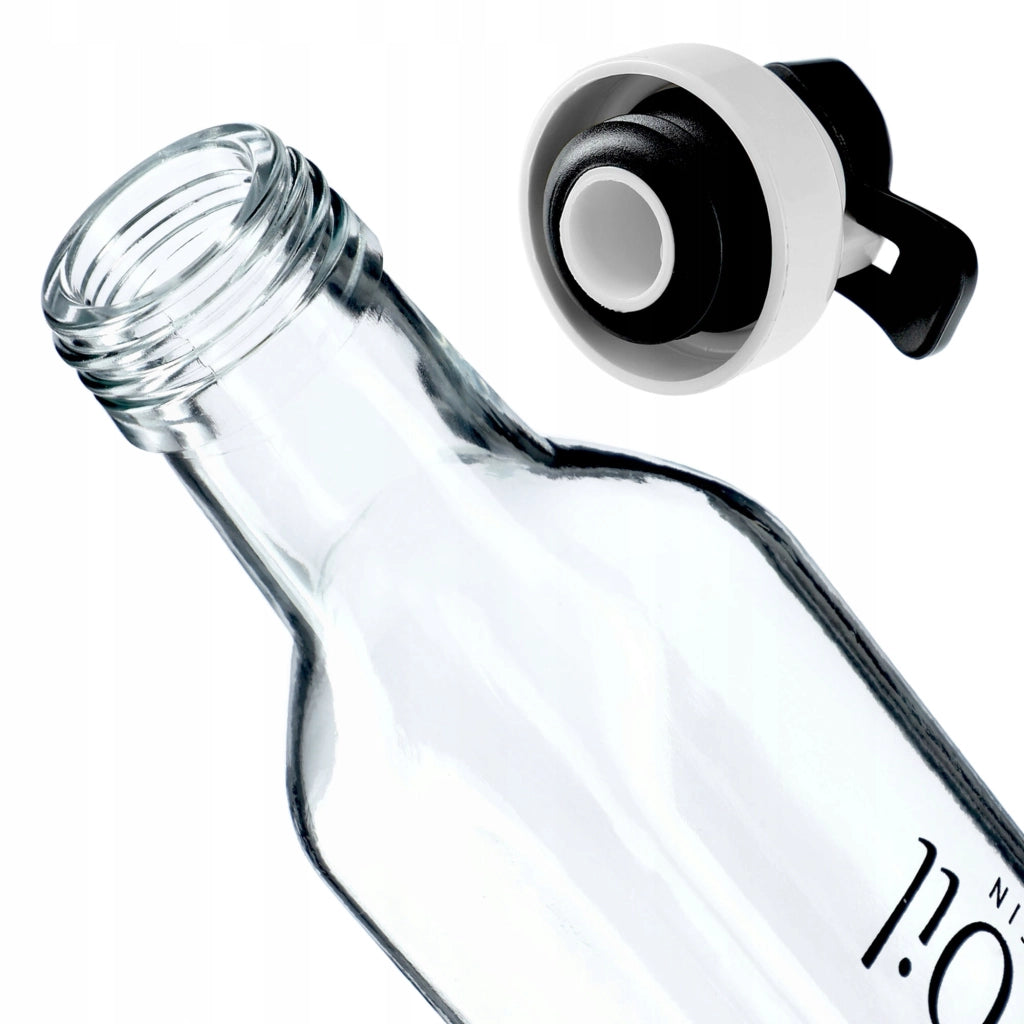 Bottiglia in vetro KADAX per olio d'oliva con dosatore da 250 ml.