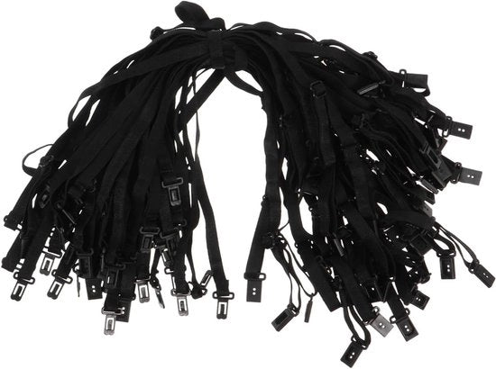 Accessori per cravatta - Verlengstuk per cravatta adattabile - 50 pezzi - Cintura elastica per cravatta - Materiale: poliestere.