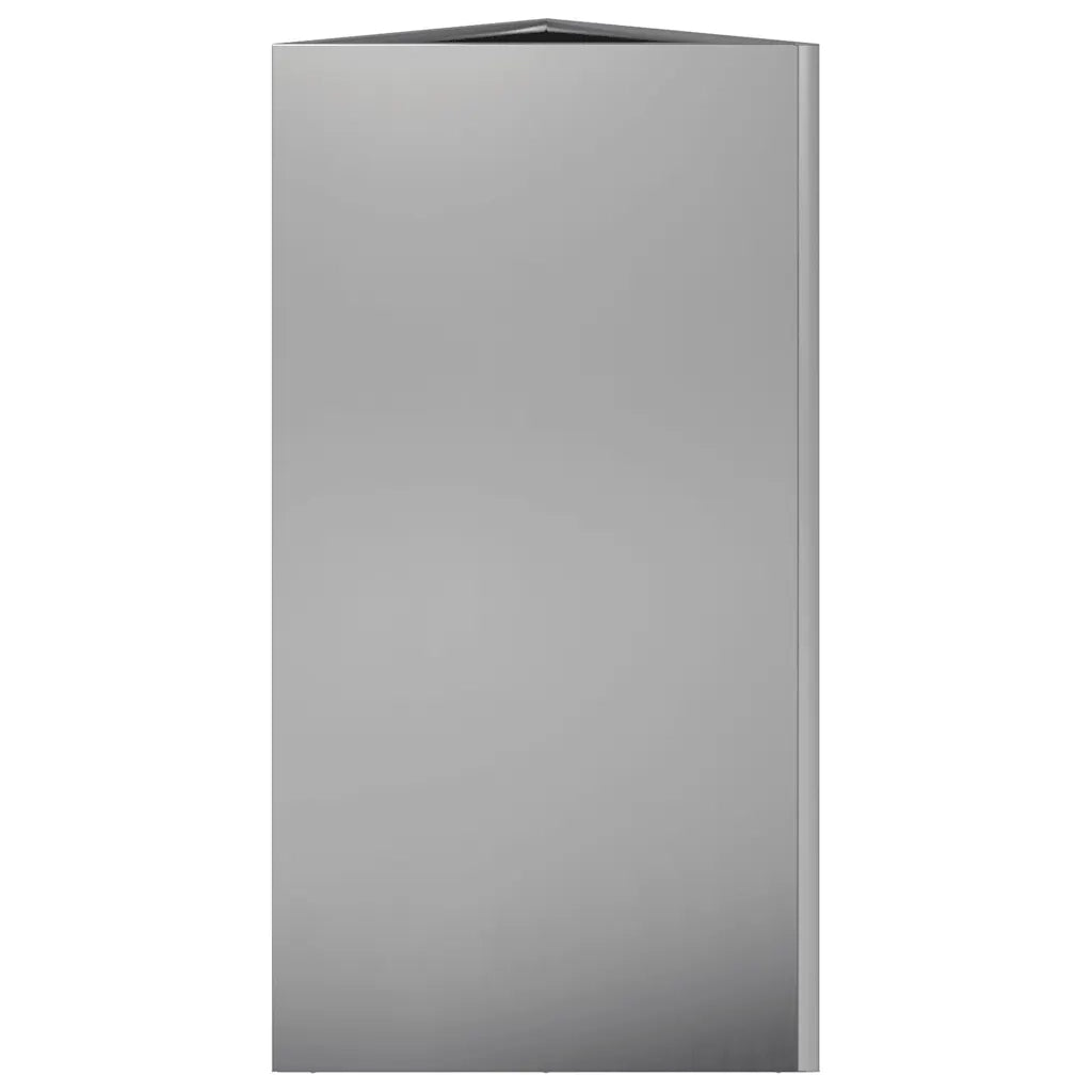 Fioriere 2 pz Triangolari 40x34,5x75 cm in Acciaio Zincato 851168