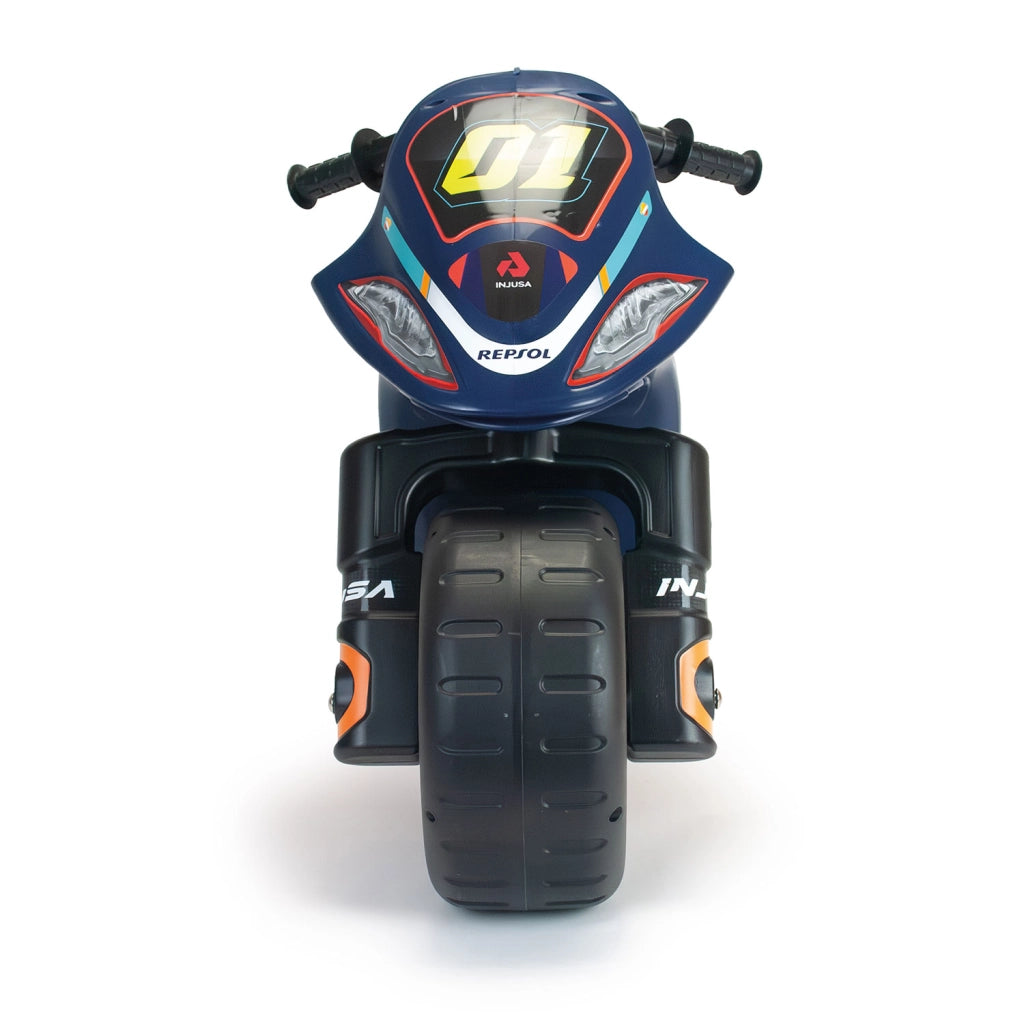 Moto Cavalcabile per Bambini Winner Repsol Stile Racing Senza Pedali Blu
