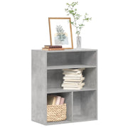 vidaXL Libreria Grigio Cemento 60x30x71,5 cm in Legno Multistrato